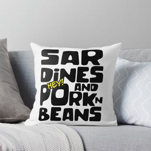 Item preview, Sardines - Black Letter designed and sold by giraffeKi.