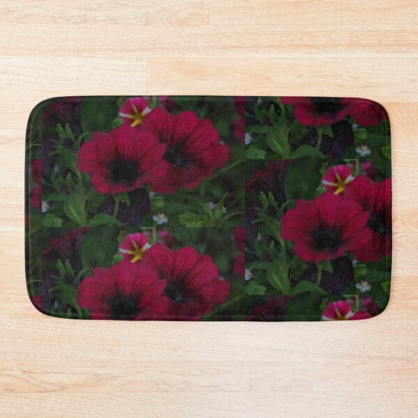 Item preview, Pink Shades of Flowers with Green Leaves  designed and sold by LemonsandInk.