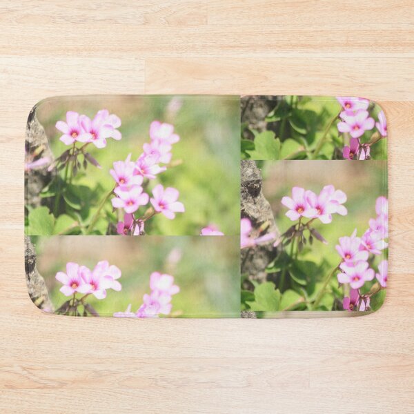 Item preview, Pink Flowers amid Green Grass - Macro Lens  designed and sold by LemonsandInk.