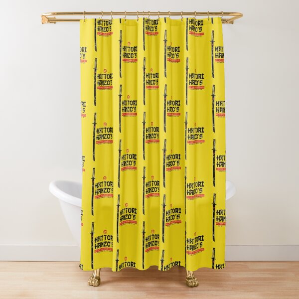 Japanese Steel Dark Version Shower Curtain   Ur,shower Curtain Closed,square,600x600.1 