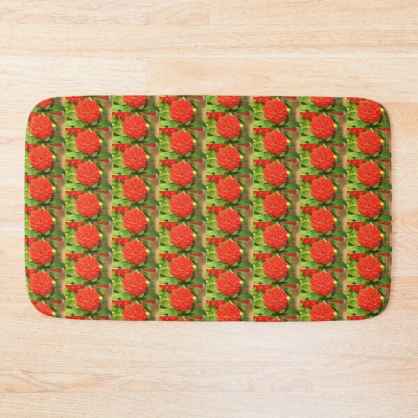 Item preview, Orange Flowers with Green Leaves designed and sold by LemonsandInk.