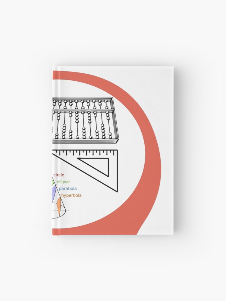 Thumbnail 1 of 3, Hardcover Journal, Mind Your Math! designed and sold by Michelle Davies.