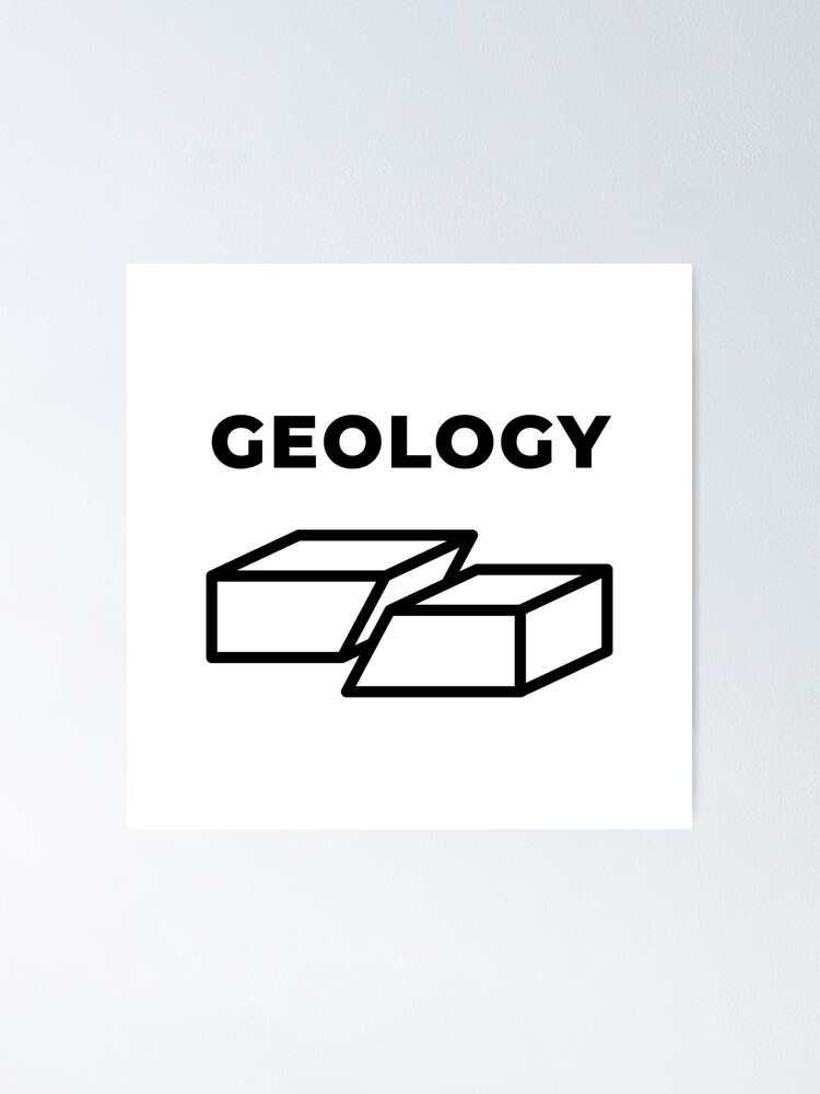 Alternate view of Geology (Inverted) Poster