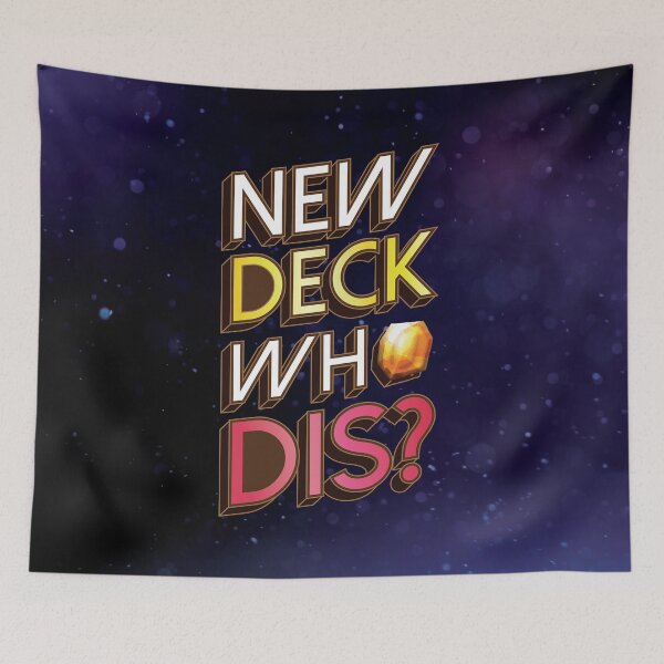 Item preview, New Deck Who Dis Keyforge Pun designed and sold by polliadesign.