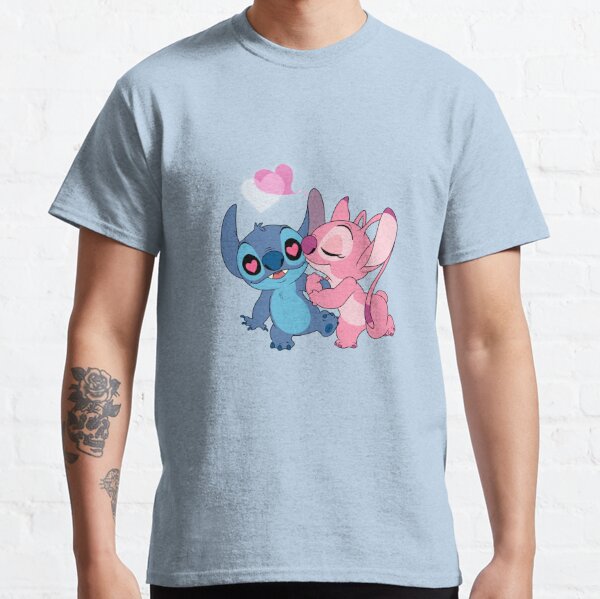 Disney Lilo & Stitch Stitch - Camisa de personajes con patrón para niña