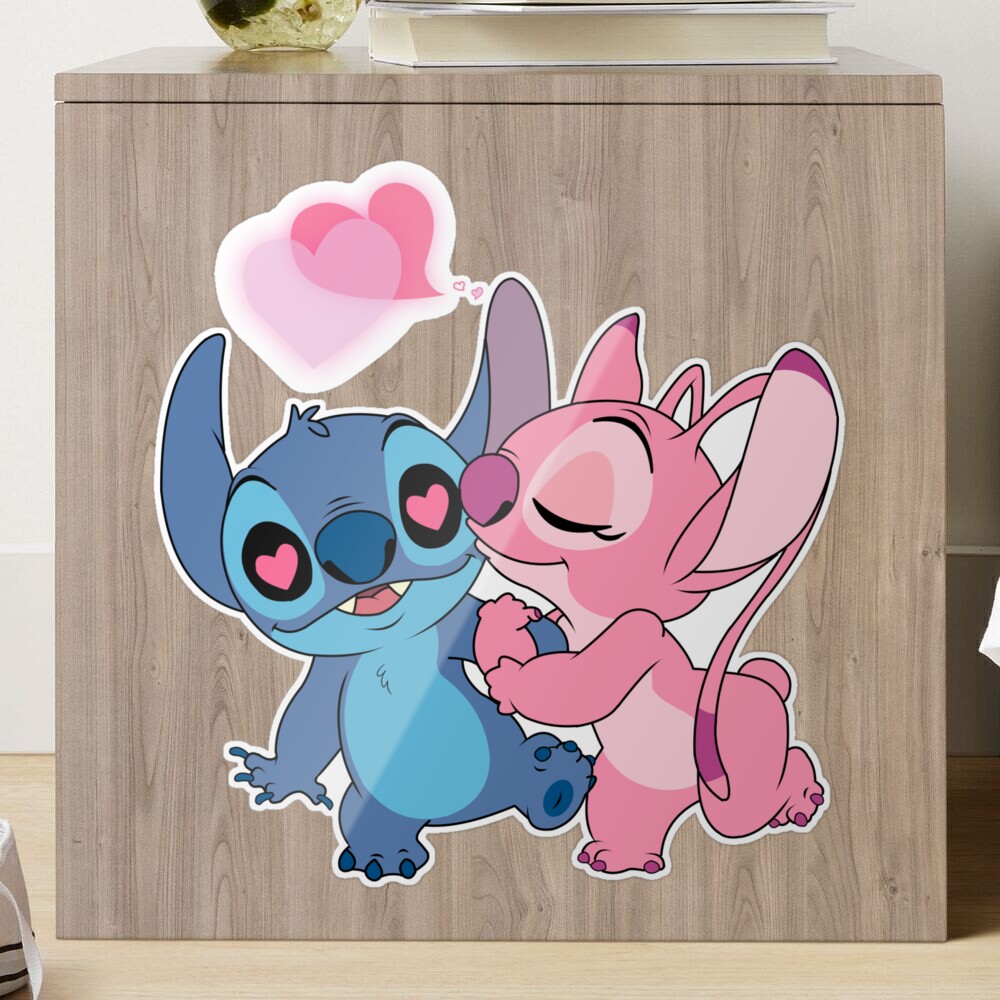 Stitch & Angel 2 - Lilo And Stitch - Stickers sold by DaviCrawford, SKU  4643409