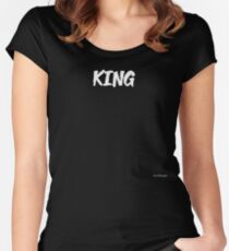 king. Fitted Scoop T-Shirt