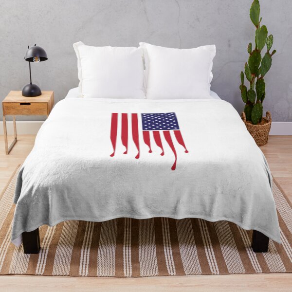 Item preview, United States of America Flag Blood Spilt Freedom designed and sold by gstrehlow2011.