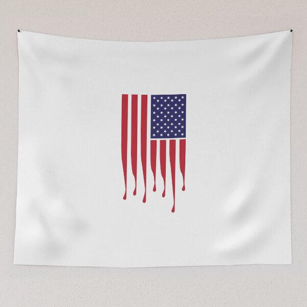 Item preview, United States of America Flag Blood Spilt Freedom designed and sold by gstrehlow2011.