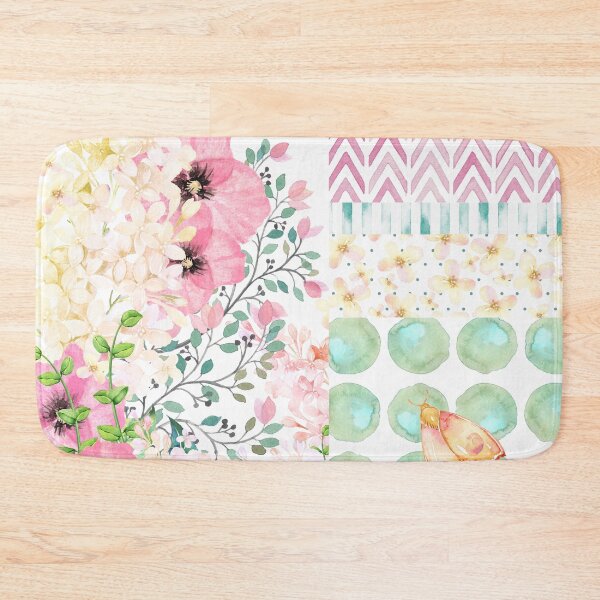 Item preview, Lush watercolor floral medley Summer garden art designed and sold by Glimmersmith.
