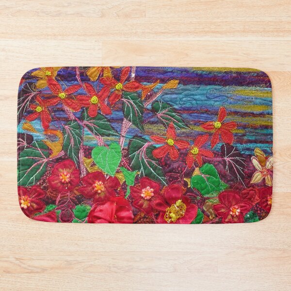 Item preview, Stunning scarlet begonias designed and sold by NisaKiley.