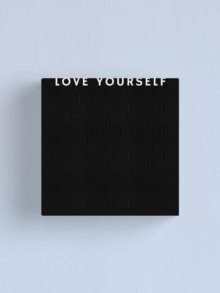 Alternate view of LOVE YOURSELF #1 Canvas Print