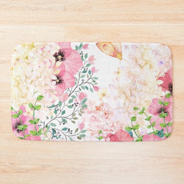 Item preview, Lush lazy summer afternoon floral watercolor garden designed and sold by Glimmersmith.