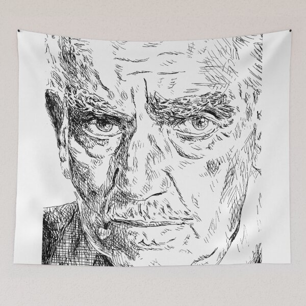 Item preview, Boris Karloff Drawing - Horror Movie Star Series designed and sold by mari95santos.