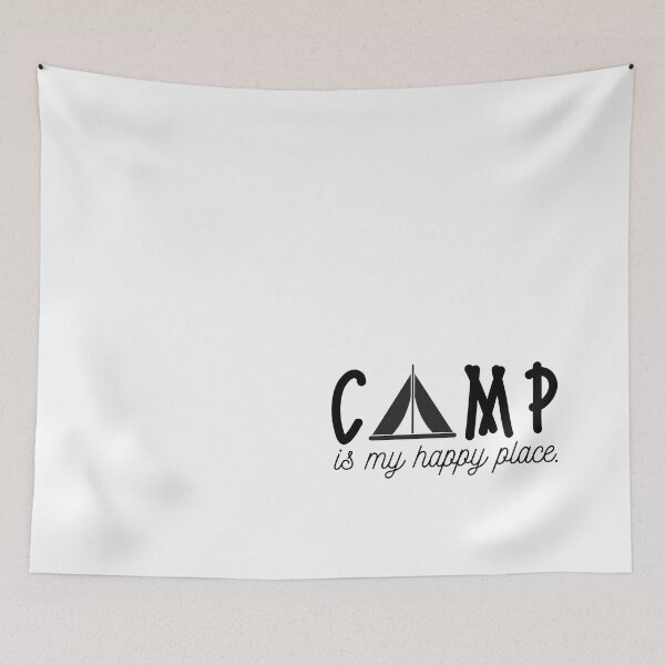 Item preview, Camp is my happy place designed and sold by CampfireMagic.