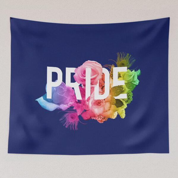 Item preview, LGBT Pride Floral Vibrant designed and sold by radvas.