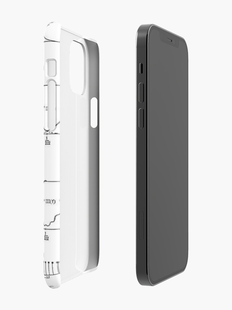 Alternate view of #Discrete #Fourier #Transform. #Diagram, graph, formula, chalk out, illustration, physics, graph plot, symbol, guidance, draft, sketch, science, research, scientific experiment iPhone Case & Cover