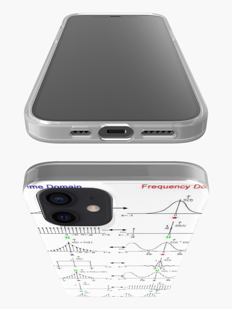Alternate view of #Discrete #Fourier #Transform. #Diagram, graph, formula, chalk out, illustration, physics, graph plot, symbol, guidance, draft, sketch, science, research, scientific experiment iPhone Case & Cover