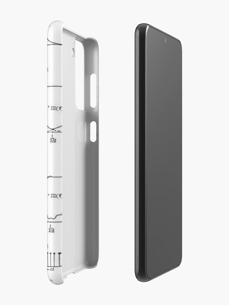 Alternate view of #Discrete #Fourier #Transform. #Diagram, graph, formula, chalk out, illustration, physics, graph plot, symbol, guidance, draft, sketch, science, research, scientific experiment Case & Skin for Samsung Galaxy