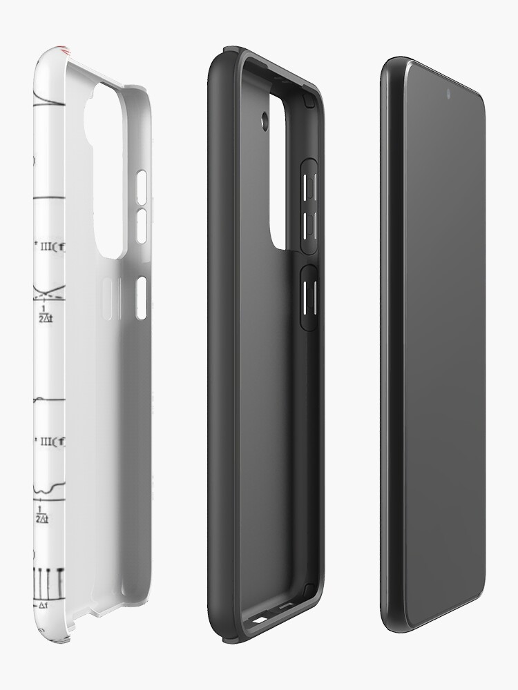 Alternate view of #Discrete #Fourier #Transform. #Diagram, graph, formula, chalk out, illustration, physics, graph plot, symbol, guidance, draft, sketch, science, research, scientific experiment Case & Skin for Samsung Galaxy
