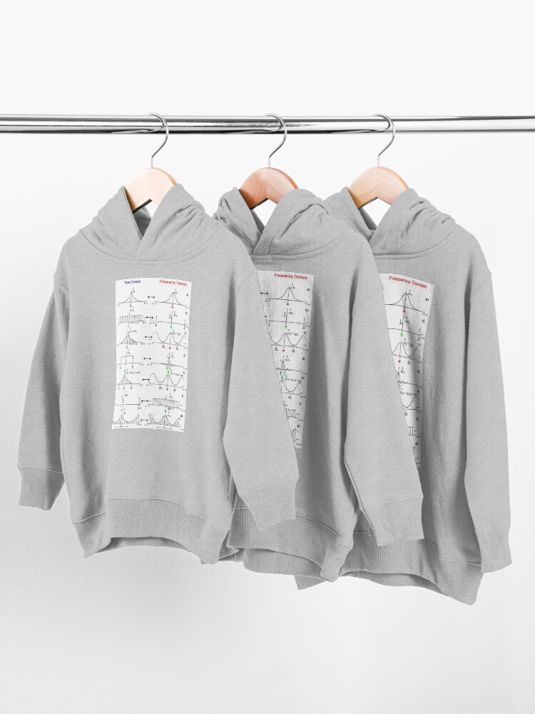 Alternate view of #Discrete #Fourier #Transform. #Diagram, graph, formula, chalk out, illustration, physics, graph plot, symbol, guidance, draft, sketch, science, research, scientific experiment Toddler Pullover Hoodie