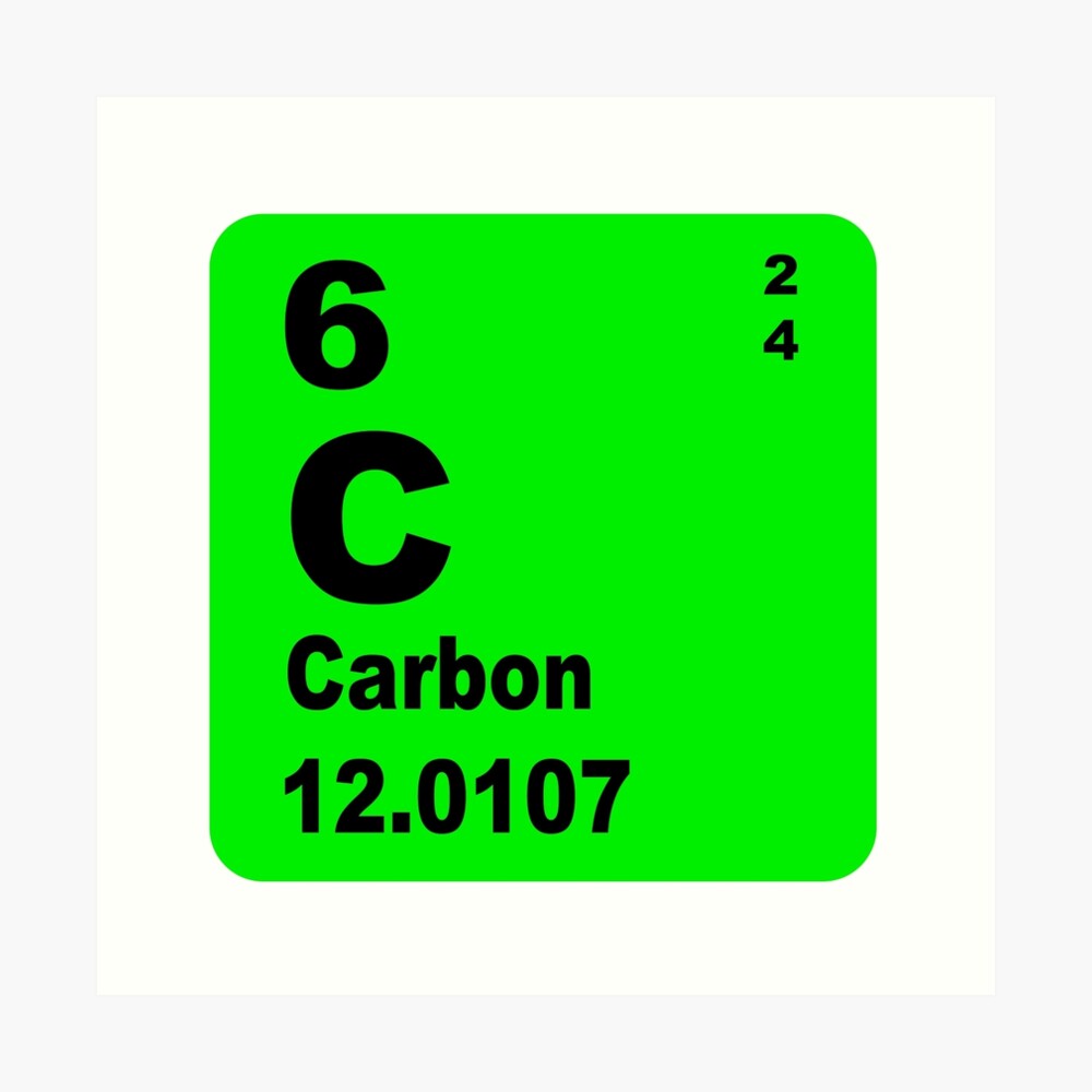carbon periodic table diagram