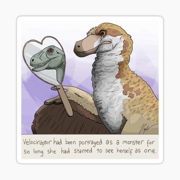 #Justice4Velociraptor Sticker
