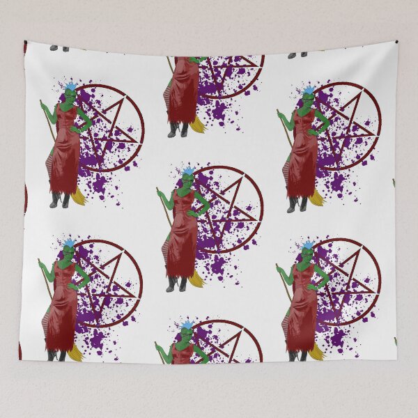 Item preview, witch with mohican  designed and sold by IanByfordArt.