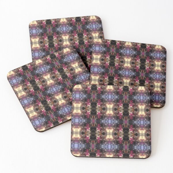 Item preview, red Malus 'Radiant'  crab apple blossoms #2 light pattern designed and sold by Dawna Morton.