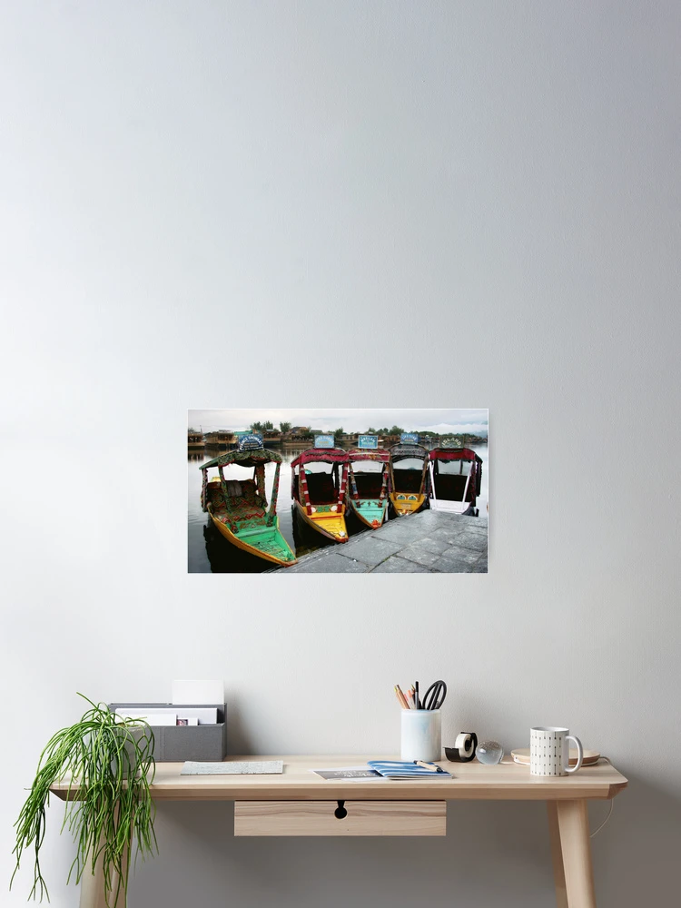 Thumbnail 2 of 3, Poster, Shikara Ride designed and sold by RajeevKashyap.