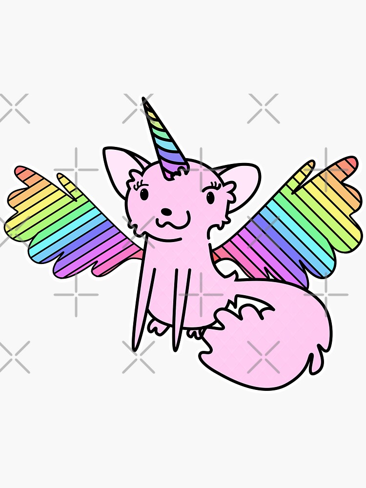 Pink Unikitty Rainbow Wings by SubtleSplit