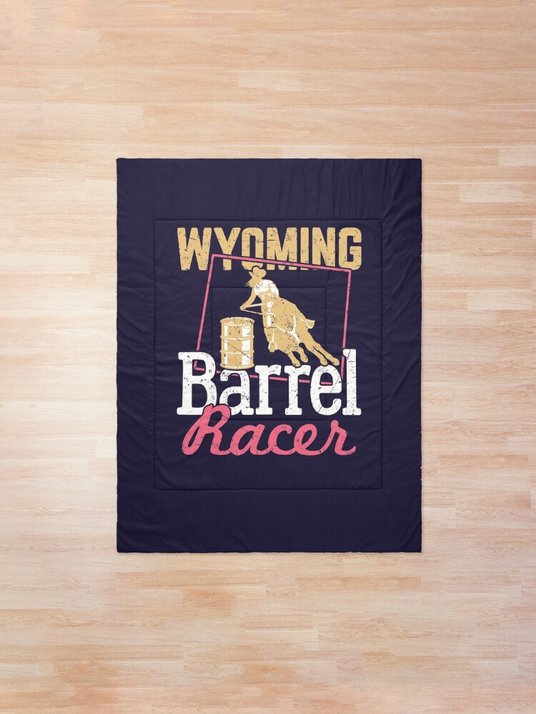 Alternate view of Wyoming Barrel Racer Comforter