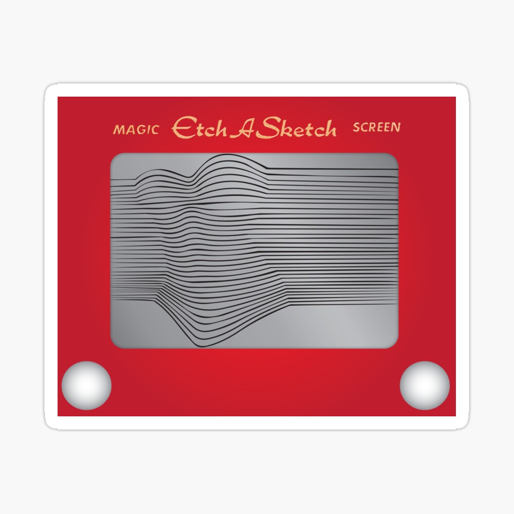 Adult Etch A Sketch Art Board Print for Sale by erinecrossen