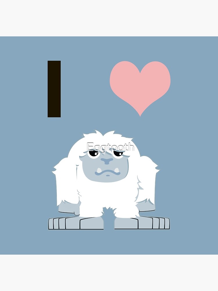 Cute Yeti Kid Cartoon - Cute Yeti Kid Cartoon - Posters and Art Prints