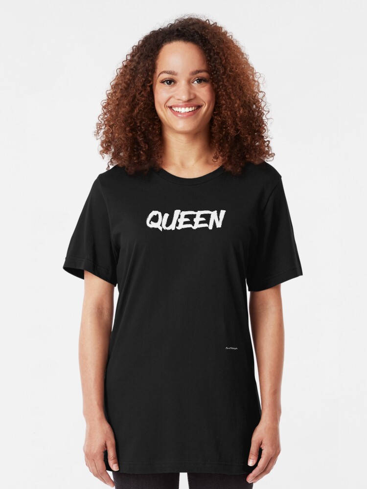 Alternate view of queen. Slim Fit T-Shirt