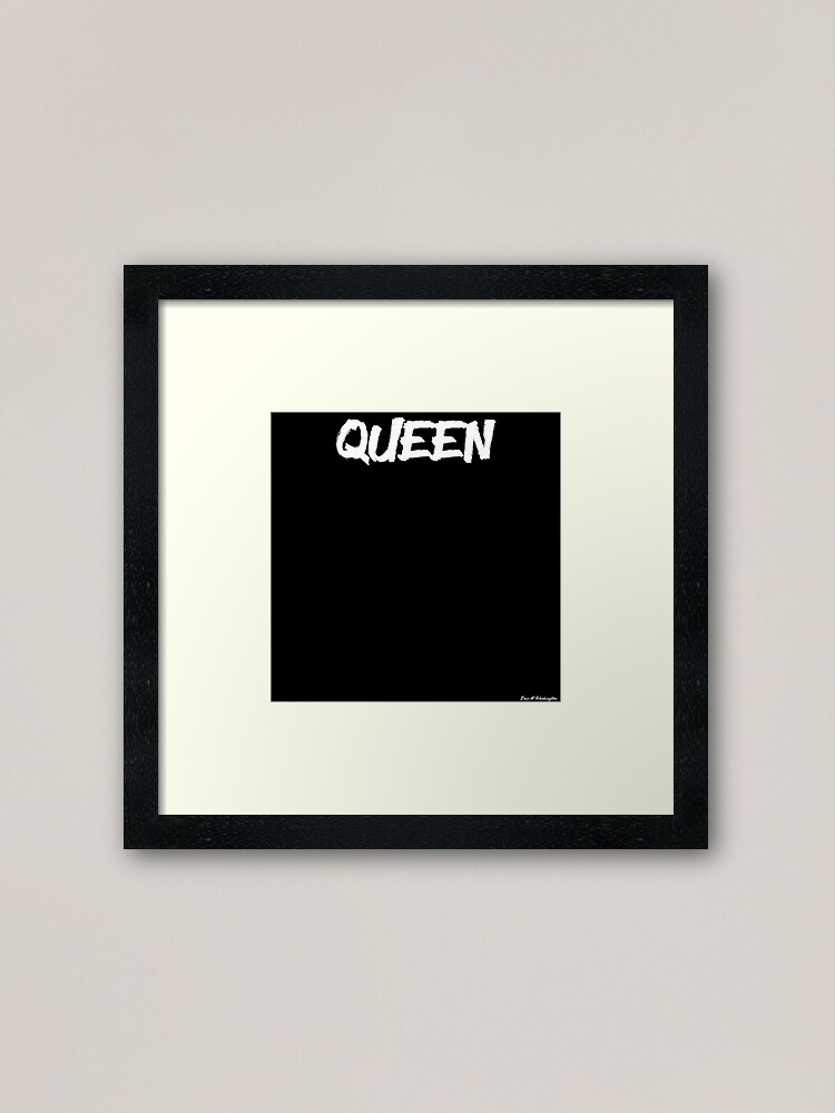 Alternate view of queen. Framed Art Print