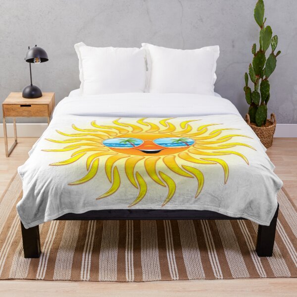 Item preview, Summer Sun Cartoon with Sunglasses designed and sold by BluedarkArt.