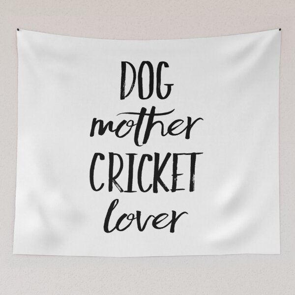 Item preview, Copy of Dog Mother and Cricket Lover designed and sold by MimsTees.