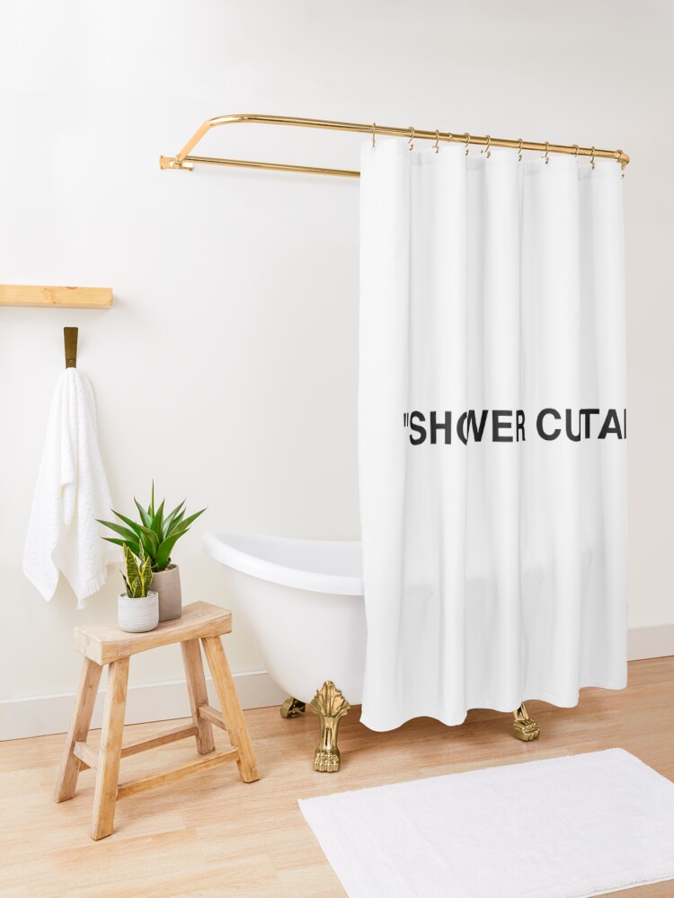 Alternate view of Shower Curtain Quotation Marks Shower Curtain