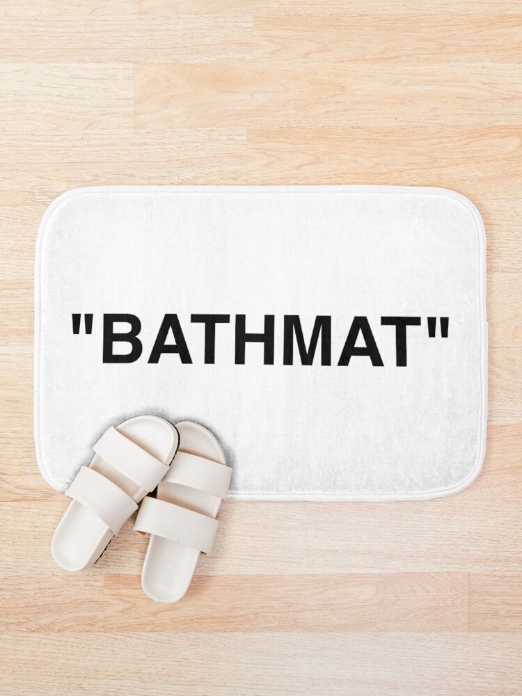 Alternate view of Bathmat Quotation Marks Bath Mat