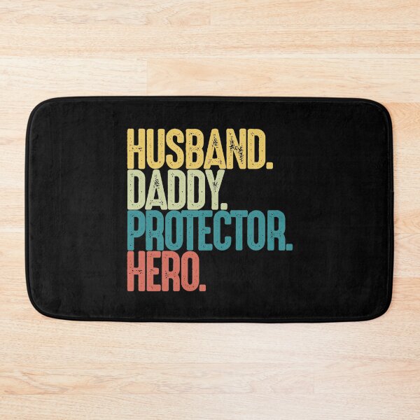 Item preview, Husband Daddy Protector Hero Vintage Fathers Day Gift with Funny Phrases  designed and sold by alenaz.