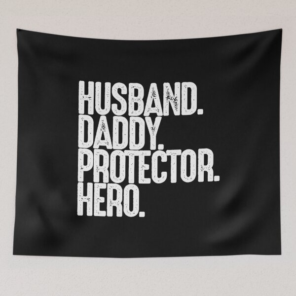 Item preview, Husband Daddy Protector Hero Gift for Dad Fathers Day Funny  designed and sold by alenaz.