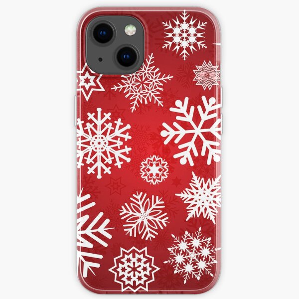 Christmas Snowflakes iPhone Soft Case