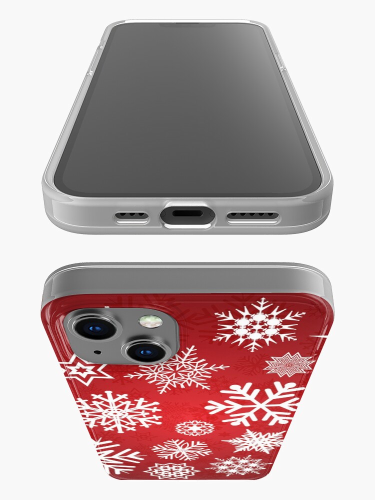 Alternate view of Christmas Snowflakes iPhone Case