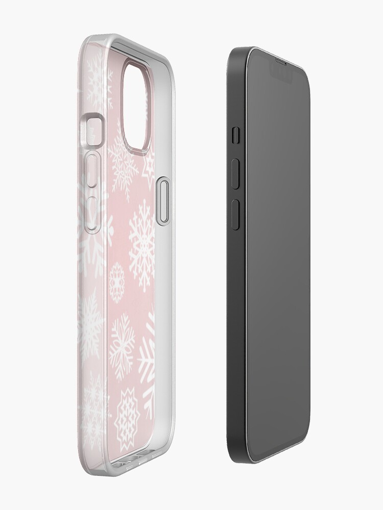 Alternate view of Christmas Snowflakes iPhone Case