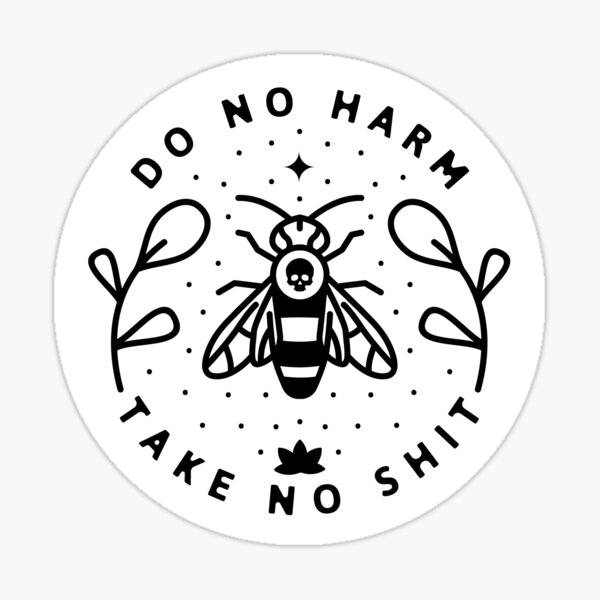 Do No Harm Sticker