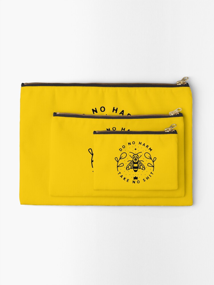 Alternate view of Do No Harm Zipper Pouch