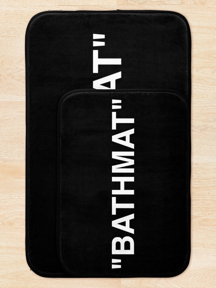 Alternate view of Bathmat Quotation Marks White Bath Mat