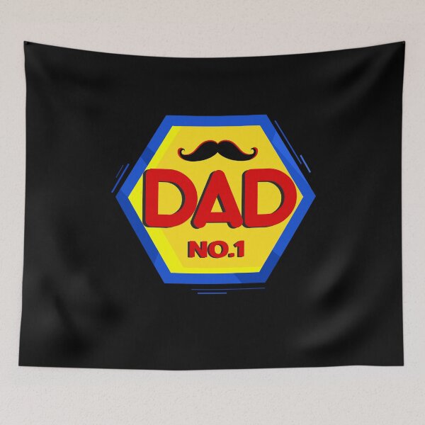 Item preview, Dad No. 1 Super Papa Vintage father‘s day gift designed and sold by NeXore.