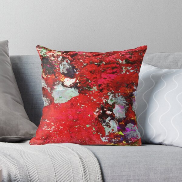 Paw Prints Heart Desire Throw Pillow